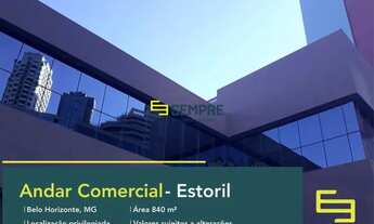 Imagem 1: Andar comercial para alugar no bairro Estoril com 22 vagas