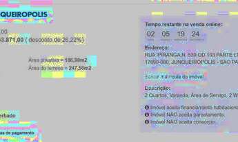 Imagem 5: Casa com 2 dormitórios à venda, 186 m² por R$ 143.871,00 - Centro - Junqueirópolis/SP