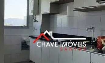 Imagem 5: Apartamento com 1 dormitório para alugar, 46 m² por R$ 6.000,02/mês - Boqueirão - Santos/S