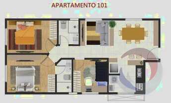 Imagem 2: Apartamento para Venda em Florianópolis, Coqueiros, 3 dormitórios, 1 suíte, 2 banheiros, 1