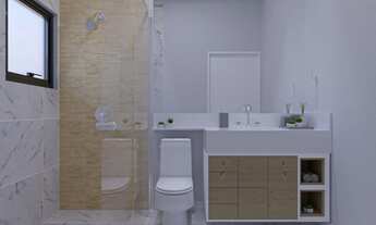 Imagem 4: Casa de condomínio térrea para venda tem 140 metros quadrados com 3 quartos