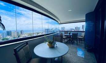 Imagem 5: Apartamento alto luxo com quatro suítes vista mar com varanda a venda na Pituba