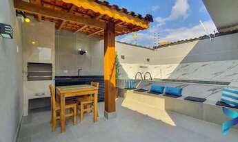 Imagem 2: Casa com 3 dormitórios à venda, 110 m² por R$ 650.000,00 - Tupi - Praia Grande/SP