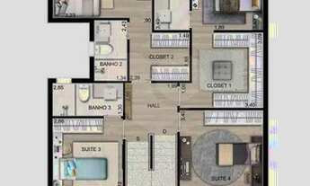 Imagem 6: Sobrado novo Jardim Floresta, 4 suítes, 4 vagas