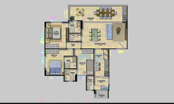 Imagem 2: Cape Town Excelente apartamento com 3 suítes no Caminho das Árvores