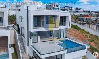 Imagem 2: Sobrado Alphaville II com 5 suítes 470 m ² Urbanova SJC Piscina