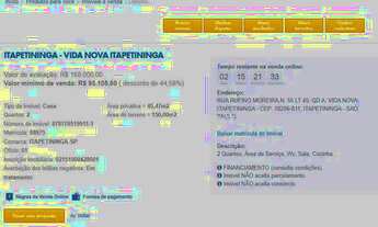 Imagem 6: Casa com 2 dormitórios à venda, 45 m² por R$ 93.105,60 - Vila Sonia - Itapetininga/SP