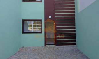 Imagem: Sobrado Geminado acabamento moderno