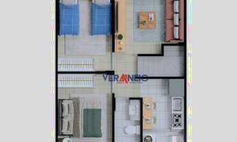 Imagem 2: Casa com 2 dormitórios à venda, 44 m² por R$ 263.000,00 - Aviação - Praia Grande/SP