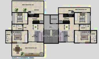 Imagem 6: Apartamento com 2 dormitórios à venda, 46 m² por R$ 379.000 - Santa Mônica - Belo Horizont