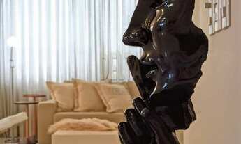 Imagem 5: Apartamento mobiliado e decorado, 2 dormitórios, sendo suítes,3 vagas de garagem e ótima i