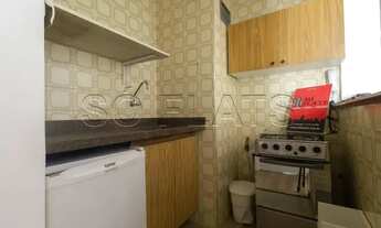 Imagem 6: Flat no Saint Thomas, disponível para locação ele contém 40m², 1 dormitório e 1 vaga de ga