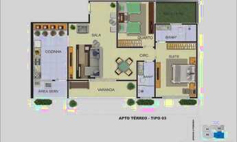 Imagem 7: Apartamento à venda, 2 quartos, 1 suíte, 1 vaga, Centro - Araruama/RJ