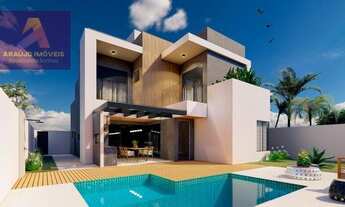 Imagem 2: Casa a ser construída com 3 dormitórios à venda, 318 m² por R$ 2.250.000 - Condomínio Resi