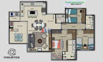 Imagem 2: Resid. Lirio do Vale - Cobertura 3 Dorms. - Vila Verde