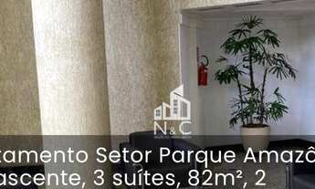 Imagem 3: Apartamento com 3 dormitórios à venda, 82 m² por R$ 400.000 - Parque Amazônia - Goiânia/GO