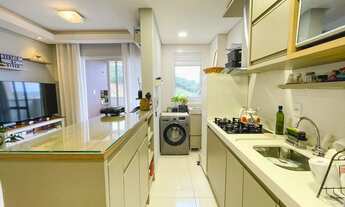 Imagem 2: Apartamento Semi- Mobiliado 2 Dormitórios Com Suíte Andar Alto Vista Livre Pedra Branca P