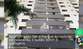 Imagem 2: Apartamento com 3 dormitórios à venda, 82 m² por R$ 400.000 - Parque Amazônia - Goiânia/GO