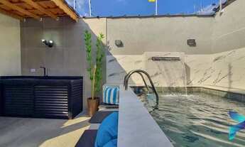 Imagem 4: Casa com 3 dormitórios à venda, 110 m² por R$ 650.000,00 - Tupi - Praia Grande/SP