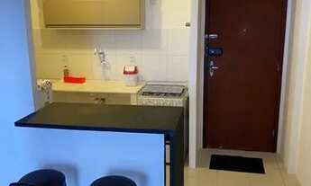 Imagem: Quarto e sala mobiliado 13° andar