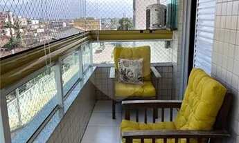 Imagem 3: Apartamento mobiliado, 2 dormitórios, 1 suíte - Vila Tupi - Praia Grande/SP