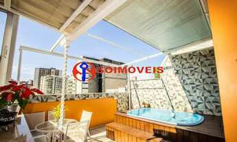 Imagem 2: Cobertura duplex para venda com 160 metros quadrados com 3 quartos em Botafogo - Rio de Ja