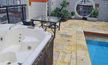 Imagem 2: Cobertura duplex para venda tem 296 metros quadrados com 3 quartos em Gonzaga - Santos - S