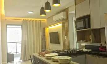 Imagem 3: Ed. Felicitá - LOCAÇÃO - Apartamento MOBILIADO com 2 suítes e varanda - Batista Campo