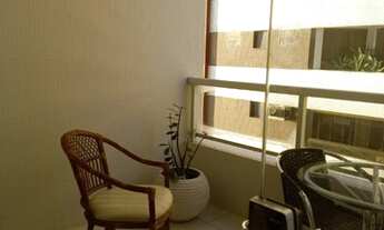 Imagem 2: Vendo Loft alto padrão com um quarto com vista para Baia de todos os Santos no corredor da