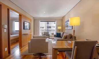 Imagem 1: Flat de alto padrão mobiliado à venda no Jardim Paulista