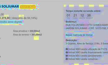 Imagem 6: Sobrado com 3 dormitórios à venda, 350 m² por R$ 51.275,00 - Jardim Soljumar - Sertãozinho