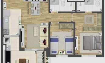 Imagem 5: Apartamento para aluguel possui 71 m² com 2 quartos