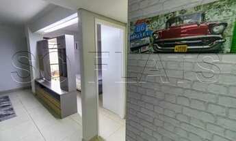 Imagem 5: Flat totalmente equipado e reformado para locação ao lado da Av Ibirapuera. Com entrada im