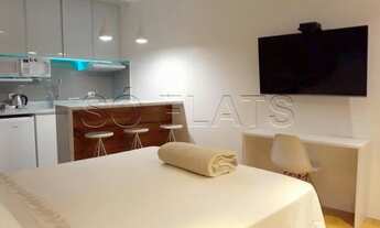 Imagem 2: Flat no Copan contendo 29m², 1 dormitório e 1 vaga disponível para locação na Avenida Ipir