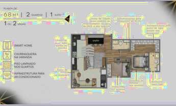 Imagem 6: Apartamento para venda tem 68 metros quadrados com 2 quartos em Vila Mariana - São Paulo