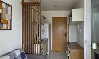 Imagem: Quarto e sala mobiliado - Smart Convenções