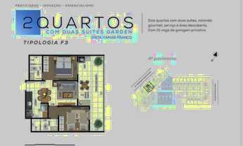 Imagem 5: Apartamento de 2 suítes a venda no centro Diamond Infinity