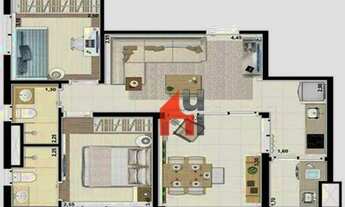 Imagem 2: Apartamento, 64 m² - venda por R$ 636.000,00 ou aluguel por R$ 4.300,00/mês - Vila do Bosq