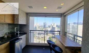 Imagem 2: Apartamento com 2 dormitórios para alugar, 65 m² por R$ 5.600,00/mês - Granja Julieta - Sã