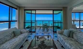 Imagem 2: Apartamento reformado frente mar de alto padrão com varanda e lazer, Pitangueiras, Guaruja