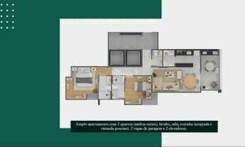 Imagem 5: Apartamento 2 quartos sendo 2 suítes a venda no Centro de Juiz de Fora