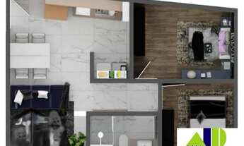 Imagem 7: Apartamento residencial (Novo) Vila Formosa - R$ 279.000,00 - 2 dormitórios, 1 sala, 1 ban