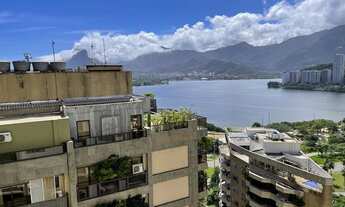 Imagem 2: Amplo apartamento com vista maravilhosa para a Lagoa Rodrigo de Freitas