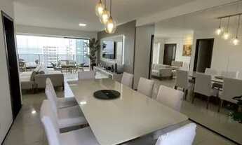 Imagem 2: Apartamento no Calhau (187m2)/ Vista Mar/ 4 suítes/ PORTEIRA FECHADA/ Nascente/ Torre únic