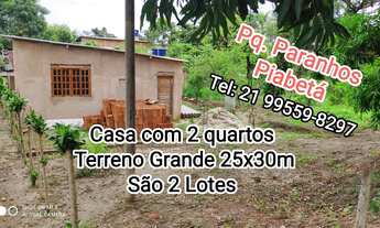 Imagem 2: 1 CASA COM 2 TERRENOS, 75 MIL, PQ. PARANHOS, PIABETÁ