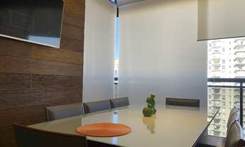 Imagem 4: Apartamento a venda com 164 metros, 3 suítes, sacada gourmet, mobiliado porteira fechada