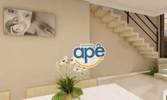 Imagem 4: Casa Duplex com 3 quartos à venda, 106 m² por R$ 560.000 - Riviera da Barra - Vila Velha/E