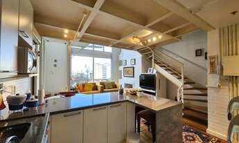 Imagem 4: Loft duplex 83m² c/ sacada - 1 suite 1 lavabo 2 vagas - Condomínio Loft Moinhos