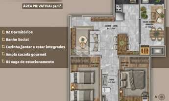 Imagem 4: Lindo apartamento com entrada parcelada no Desvio Rizzo