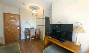 Imagem 4: Flat disponível para locação entre a Av. Berrini e Marg Pinheiros, com 02 dorms e cozinha